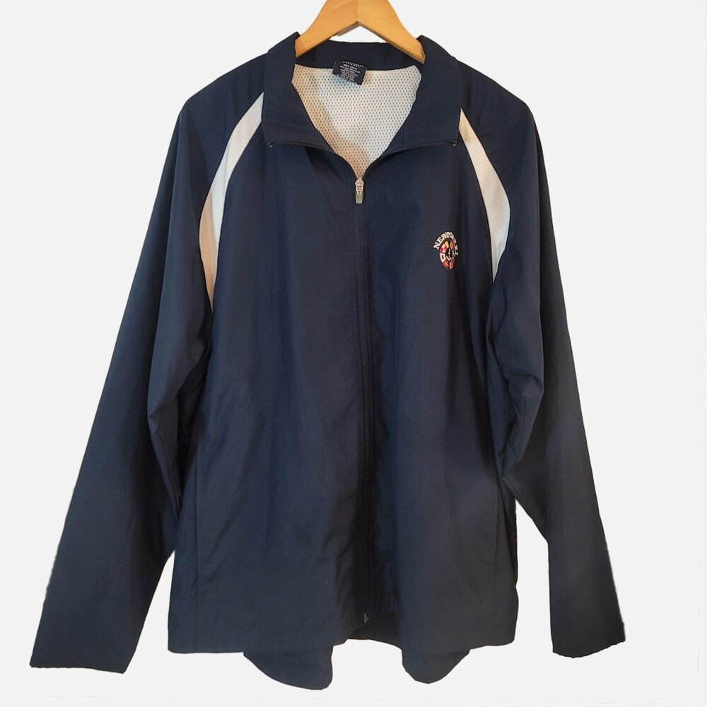 RARE Newport R.I. Nautical Charles River Apparel Navy Blue Windbreaker -…